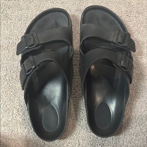 Birkenstock Charcoal Double Strap Sandals